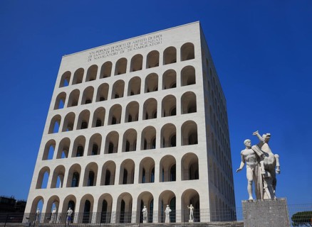 Palazzo della Civilta Italiana, Palace of Italian Civilisation, also Palazzo della Civilta del