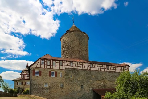 Reichenberg Castle, Staufer castle complex, hilltop castle, historical building, built between 1230