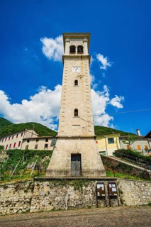 Church in Santo Stefano, Valdobbiadene, Treviso, Italy, Europe