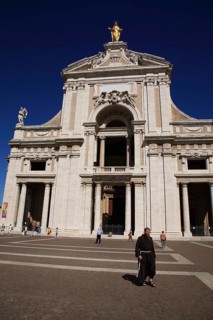 Santa Maria degli Angeli, Our Lady of the Angels, basilica below Assisi, built around the