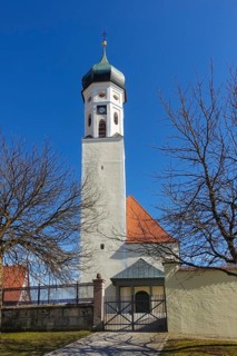 Old parish church of St Mauritius, Mauritiuskirche, church, sacred architecture, onion dome, church
