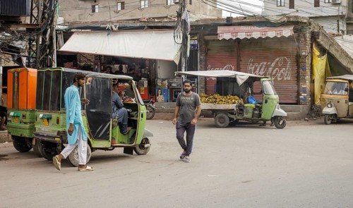 Street scene in Lahore, 22.08.2024. Photographed on behalf of the Federal Ministry for Economic