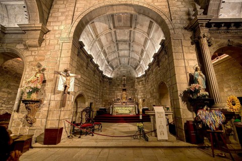 Saint Mary of the Angels Church, Main Altar, Ponte de Lima, Minho, Portugal, Europe