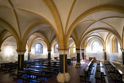 Interior view, Trier Cathedral, UNESCO World Heritage Site, Trier, Rhineland-Palatinate, Germany,