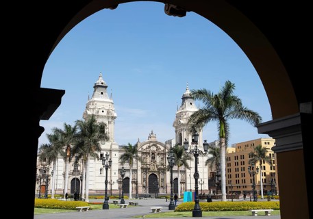 Cathedral of Lima or Cathedral Basilica of St John, Lima, Peru, South America