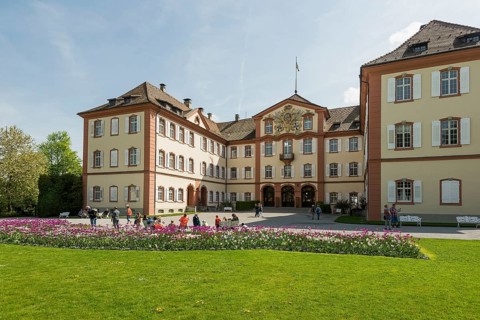 Mainau Castle, Mainau Island, Lake Constance, Baden-Württemberg, Germany, Europe