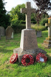 Church of Saint Andrew, Kettleburgh, Suffolk, England, UK war memorial remembrance