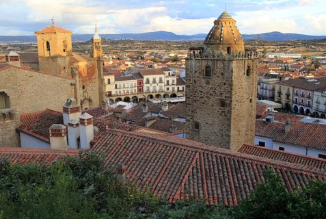Historic medieval town of Trujillo, Caceres province, Extremadura, Spain, Europe