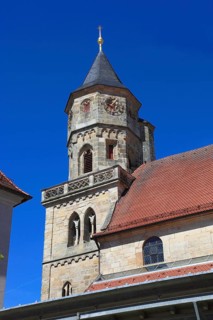 Tower of St Michael's Church, Neunkirchen am Brand Monastery, Augustinian Canons Monastery,
