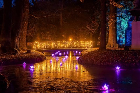 It's the most beautiful time of the year when the sparkling evening trail finally lights up