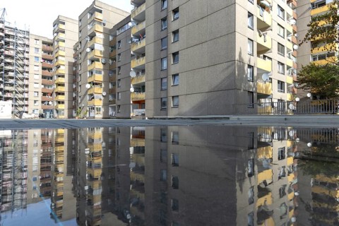 Renovation of numerous rental flats after several apartment buildings fell into disrepair due to