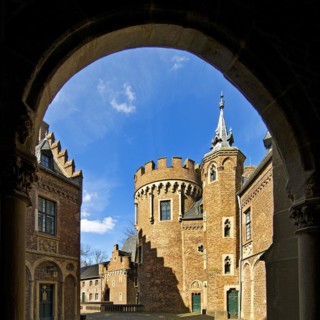 Paffendorf Castle, popular excursion destination, Bergheim, Rhine-Erft district, Rhenish lignite