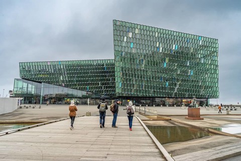 Harpa Opera and Concert Hall, Austurbakki, Reykjavík, Iceland, Europe