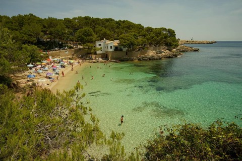 Cala Gat bay near Cala Rajada, Cala Ratjada, Balearic Islands, Majorca, Spain, Europe