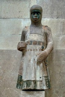 Magdeburg cathedral, Saint Maurice statue, Magdeburg, Saxony Anhalt, Germany, Europe