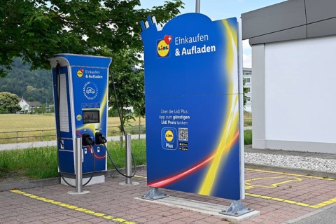 Lidl car charging station
