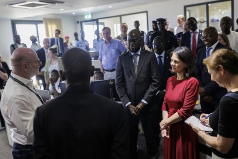 Annalena Bärbock (Alliance 90/The Greens), Federal Foreign Minister, photographed during a visit to
