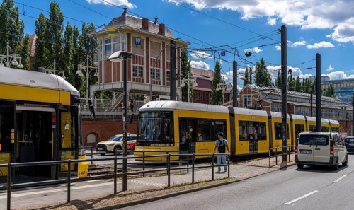 Warschauer Straße station, public transport, Berlin, Germany, Europe