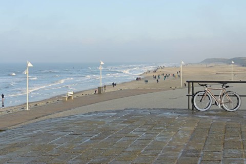 View from the promenade to the North Beach, North Sea, Norderney, East Frisian Islands, Lower