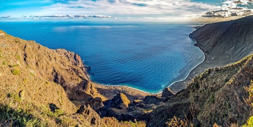 Landscape on the caldera rim of El Hierro