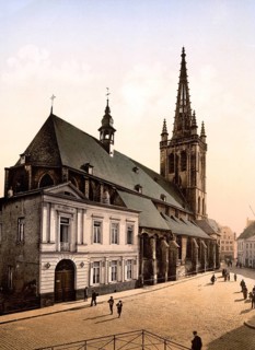 Sint Geertrui, St Gertrude or St Gertrudis, Gothic church and former abbey in Louvain, Leuven in