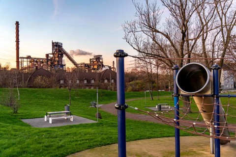 Blast furnace Schwelgern 1, Black Giant, Schwelgern 2 ThyssenKrupp Steel plant Schwelgern in