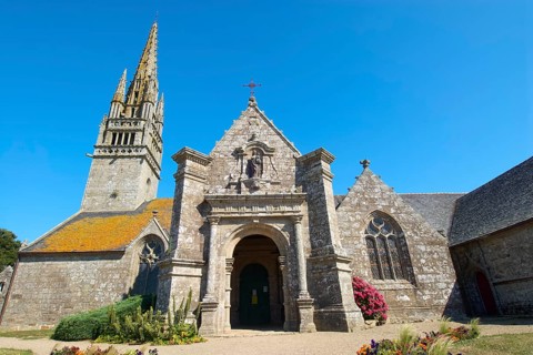 Church de la Clarte near Beuzec Cpa Sizun, Finistere, Brittany, France, Europe