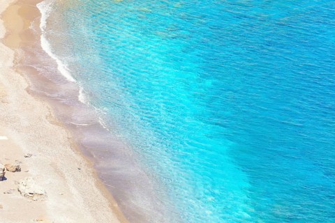 Katergo beach, Folegandros Island, Cyclades Islands, Greece, Europe