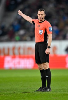 Referee Referee Sven Jablonski Gesture Gesture WWK Arena, Augsburg, Bavaria, Germany, Europe