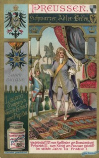 Picture series of various orders, Black Eagle Order of Prussia, founded in 1701 by Frederick III,