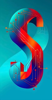 Looping animation of interlocking geometric shapes that morph into circuits, symbolizing AI logic