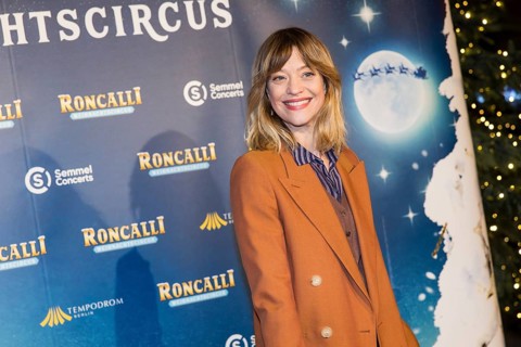 Heike Makatsch at the premiere of the 20th Original Roncalli Christmas Circus in Berlin's Tempodrom