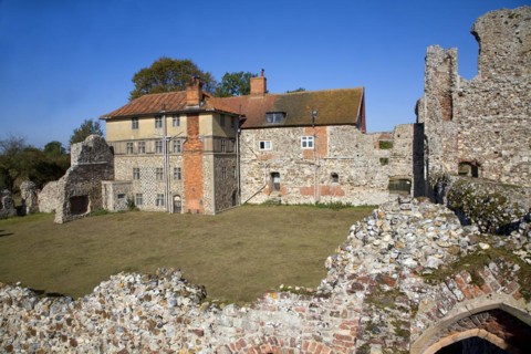 Leiston Abbey ruins, Suffolk, England. The mainly 14th century remains of an abbey of