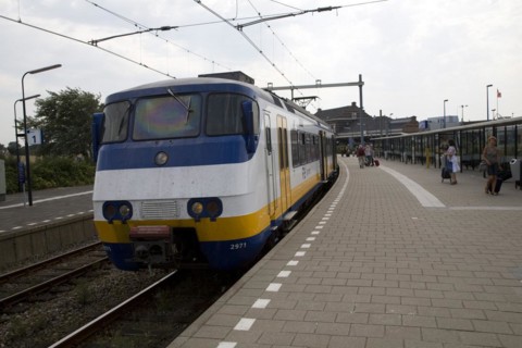 Train at Hook of Holland station, Holland