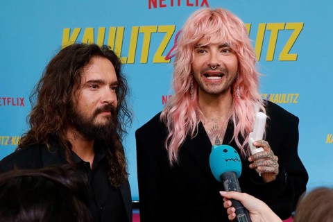 Bill Kaulitz and Tom Kaulitz at the premiere of the Kaulitz & Kaulitz (Netflix) reality series at