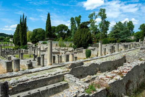 Vaison-la-Romaine. Archaeological site of La Villasse. Vaucluse. Provence-Alpes-Côte d'Azur. France