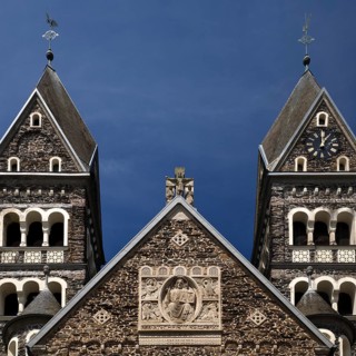 Roman Catholic parish church in Clerf or French Clervaux or Luxembourgish Cliärref or Klierf, Duchy
