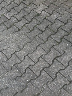 Paving stones Interlocking paving stones Functional stones on car park Pavement Footpath, Germany,