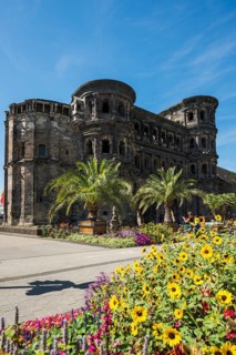 Porta Nigra, Roman city gate, UNESCO World Heritage Site, Trier, Rhineland-Palatinate, Germany,