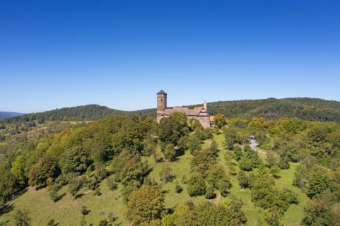 Ludwigstein Castle, near Werleshausen, Werratal, Werra-Meißner district, Hesse, Germany, Europe