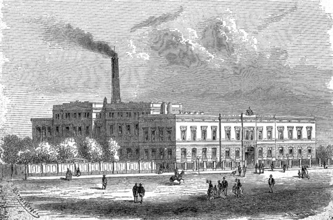 The chemical laboratory of the University of Leipzig, Germany, in 1880, Historical, digital