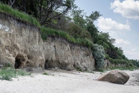 Steep coast, Poel Island, Mecklenburg-Western Pomerania, Germany, Europe