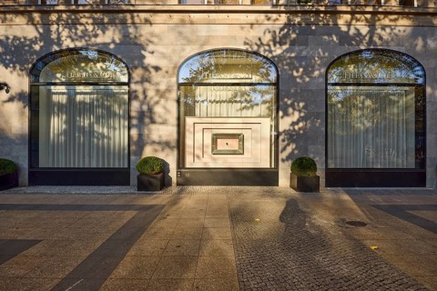 Shop window of Tiffany and Co. at KaDeWe, Kaufhaus des Westens on Ansbacher Straße in Berlin,