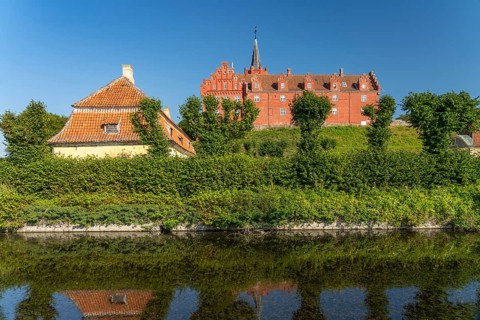 Tranekaer Castle, Langeland Island, Denmark, Europe