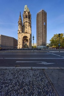 Kaiser Wilhelm Memorial Church in Berlin, capital city, independent city, federal state of Berlin,