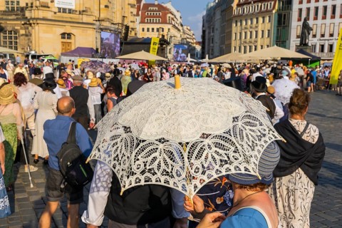 Dresden celebrated the 250th birthday of Caspar David Friedrich with a birthday party and a big