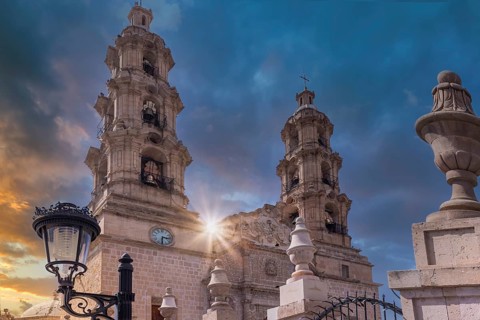 Mexico, Aguascalientes Cathedral Basilica of Our Lady of the Assumption in historic city center