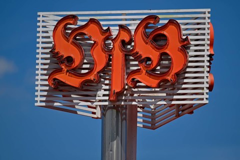 Logo VfB Stuttgart, clubhouse, club centre, Stuttgart, Baden-Württemberg, Germany, Europe