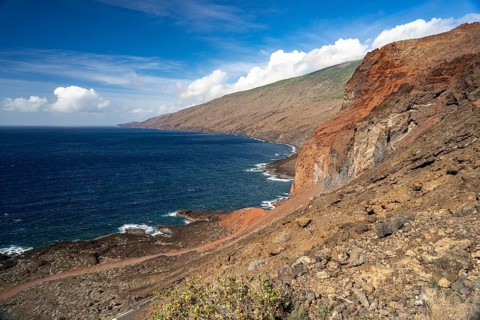 The coast at Playa de Tacorón, El Hierro, Canary Islands, Spain, Europe