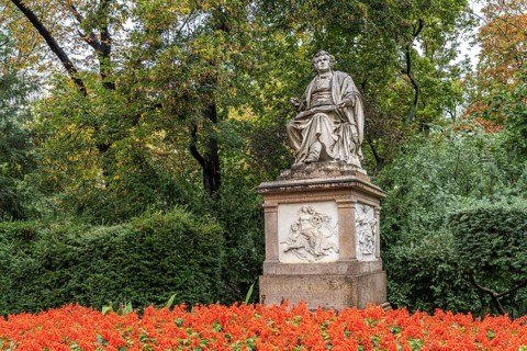 Franz Schubert monument in the Stadtpark in Vienna, Austria, Europe